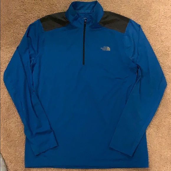 Men's North Face Kilowatt 1/4 Zip Long sleeve - Picture 1 of 6